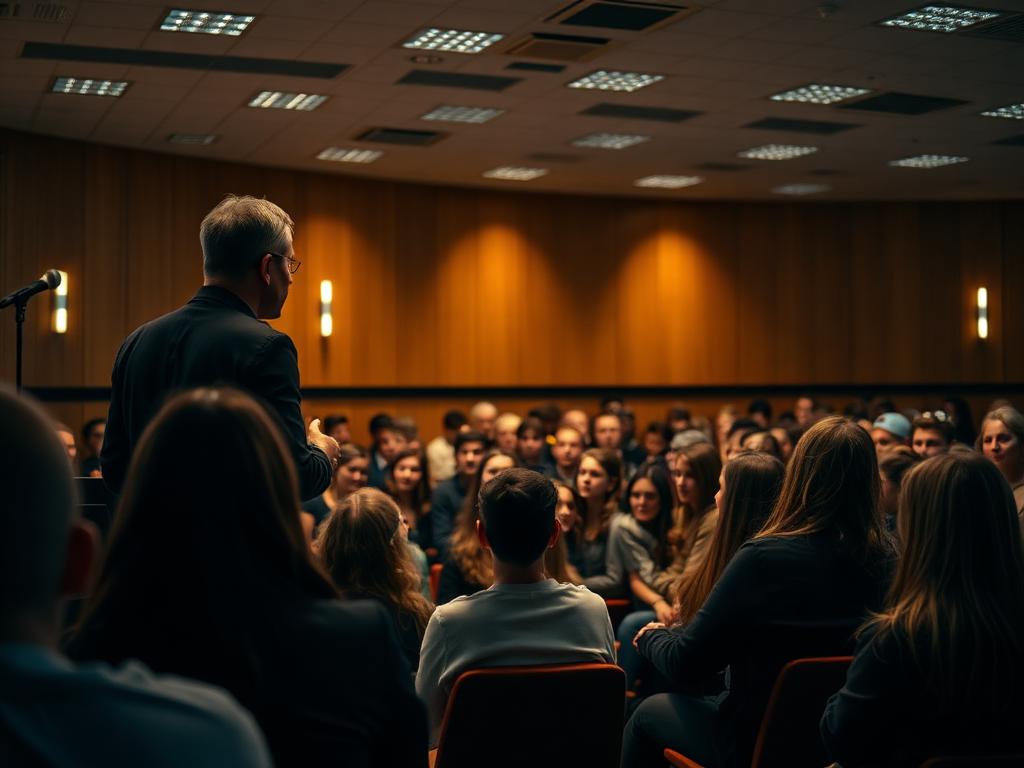 Föreläsning i aula